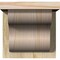 Ekena Millwork Carmel Rough Sawn Corbel w/Backplate, Douglas Fir, 8"W x 8"D x 8"H COR08X08X08CAR01RDF - alternate 2